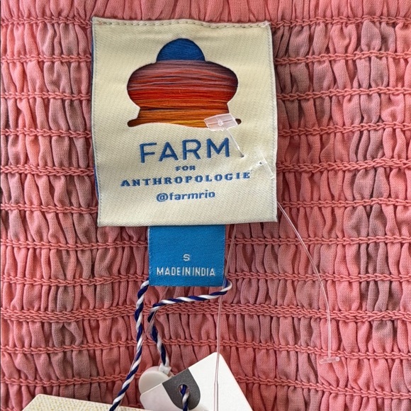 FARM Rio by Anthropologie Colorful Patterned Smocked Printed Mini Skirt Size S - Picture 11 of 14